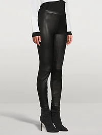 Leather Zip Leggings