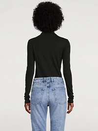 Essential Cotton Long-Sleeve Turtleneck