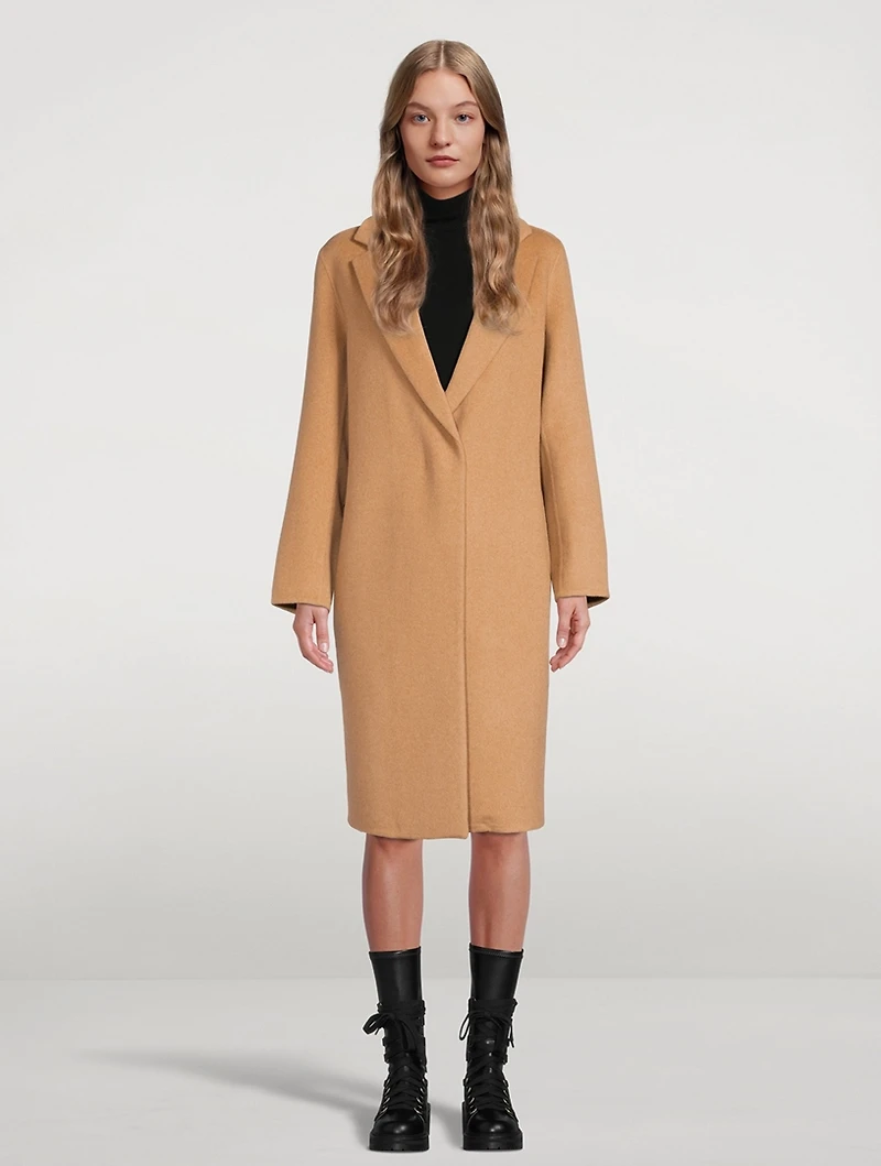 Classic Wool-Blend Coat