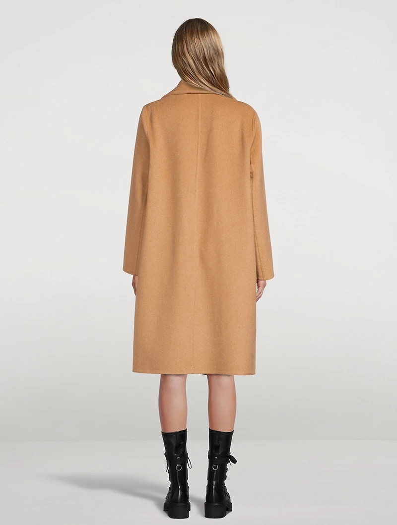 Classic Wool-Blend Coat