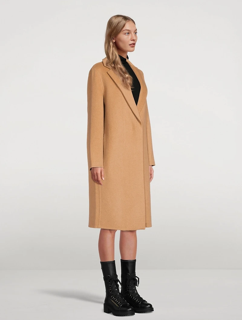 Classic Wool-Blend Coat