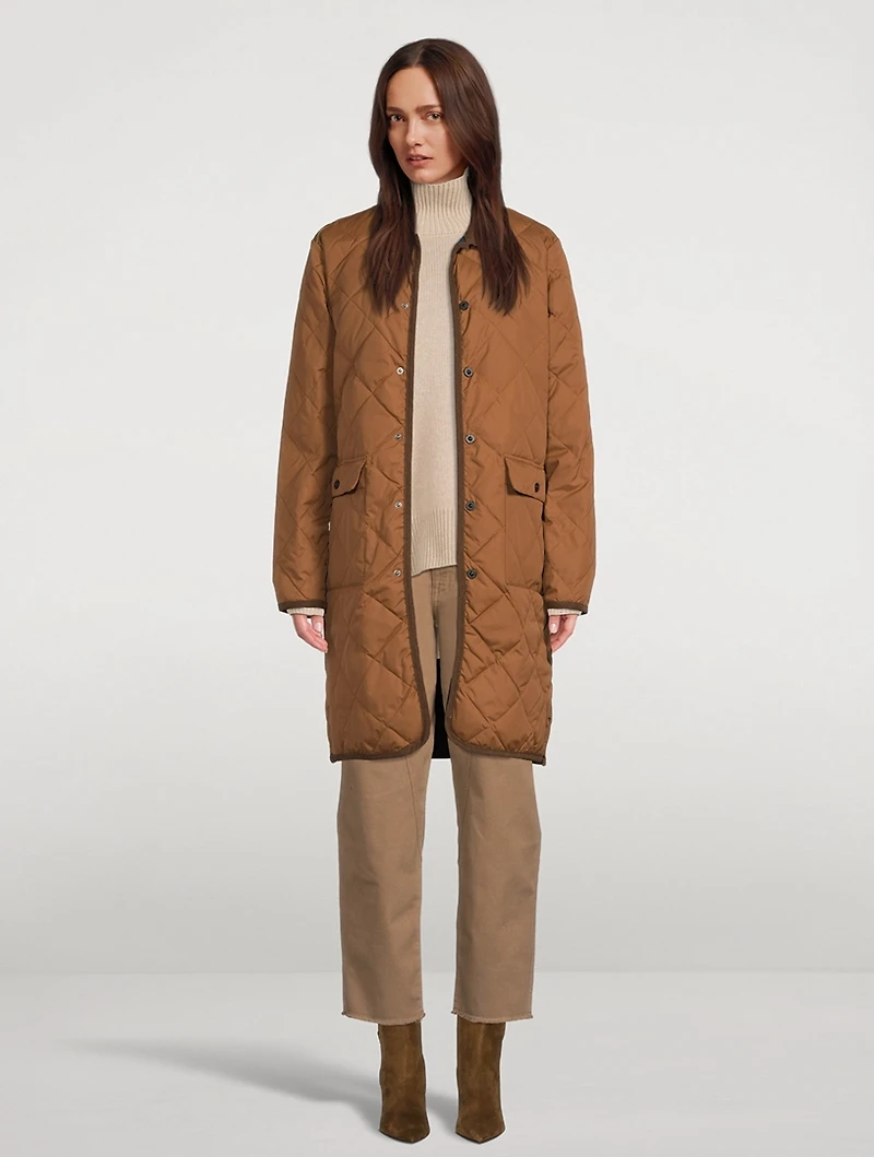 Long Nylon Down Coat