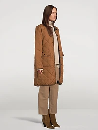 Long Nylon Down Coat