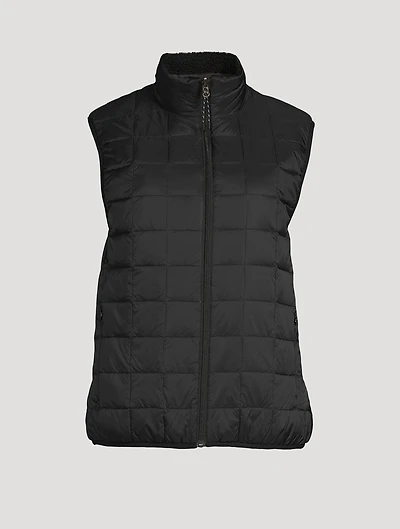 Reversible Down And Faux Shearling Vest