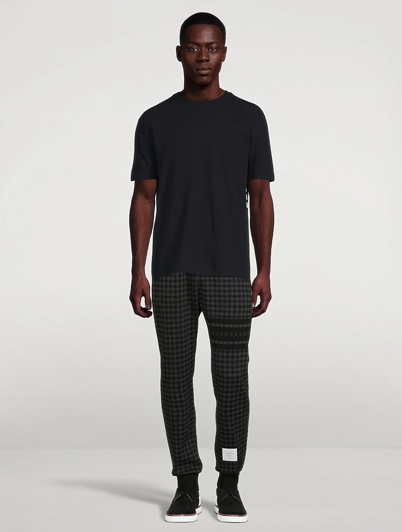Cotton Jacquard Sweatpants