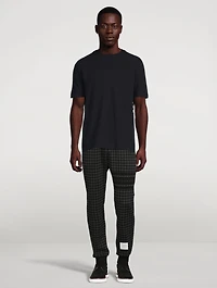 Cotton Jacquard Sweatpants