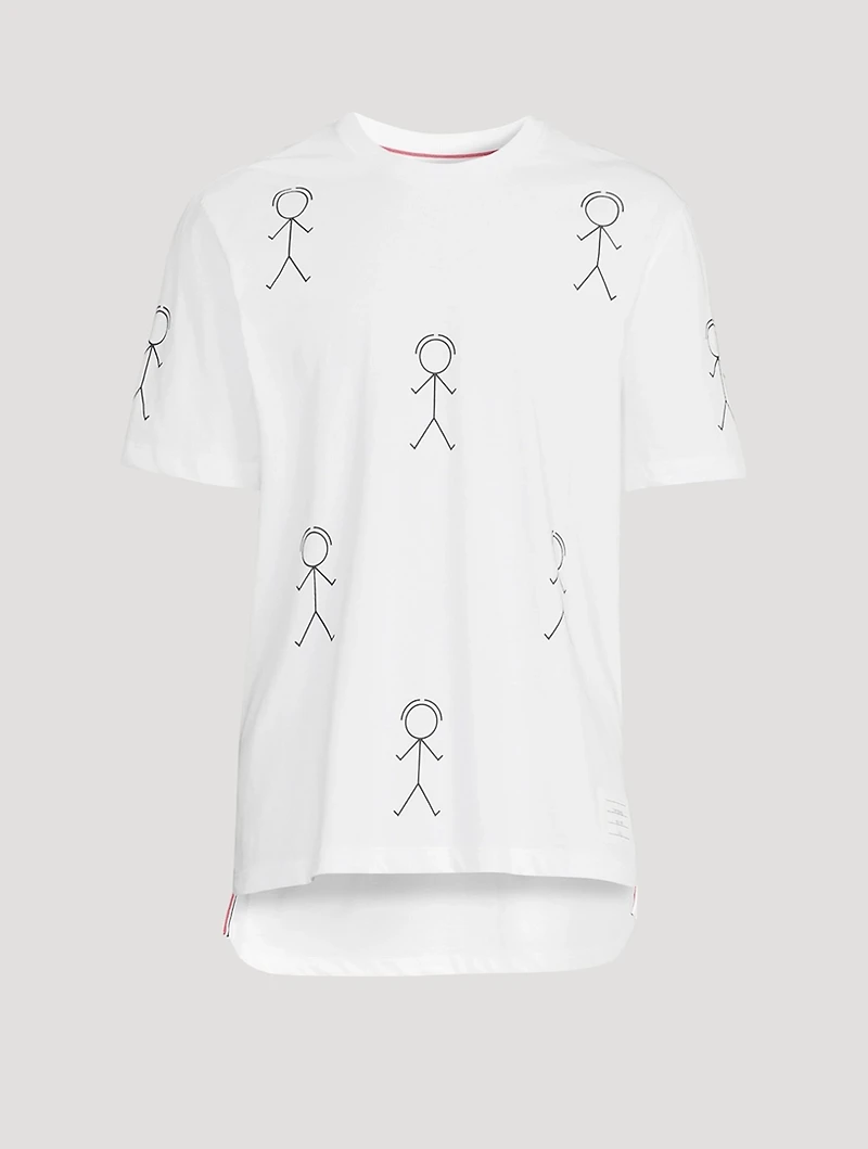 Cotton T-Shirt Mr. Thom Icon Print