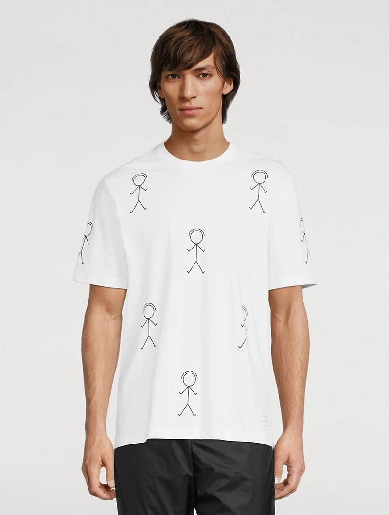 Cotton T-Shirt Mr. Thom Icon Print
