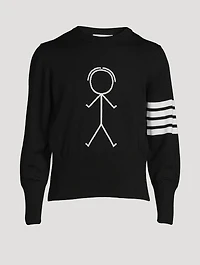 Mr. Thom Icon Intarsia Wool Sweater