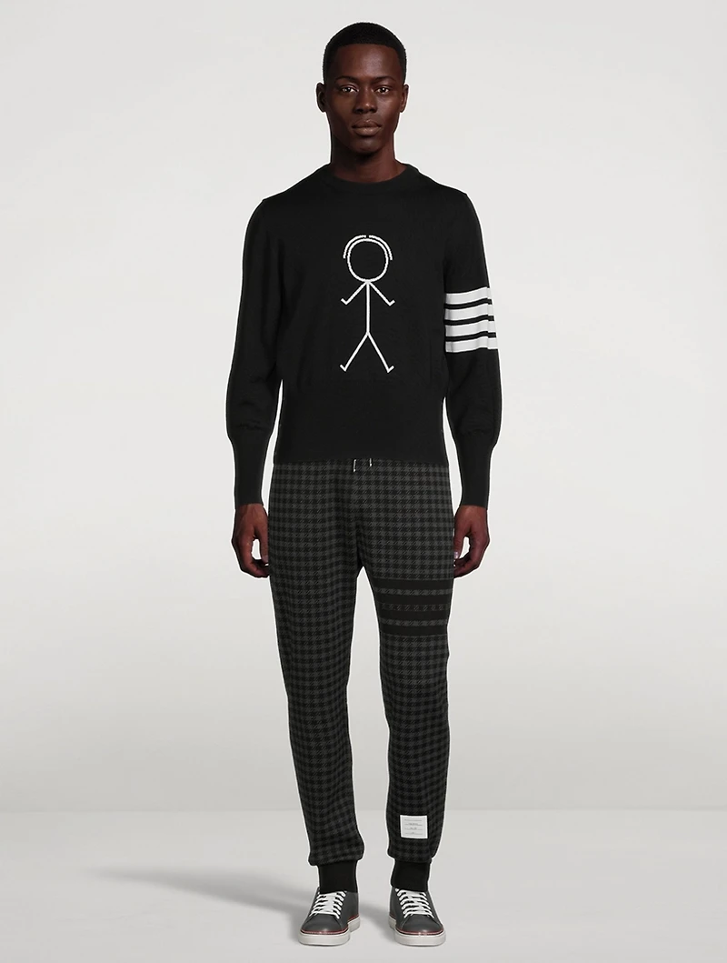Mr. Thom Icon Intarsia Wool Sweater