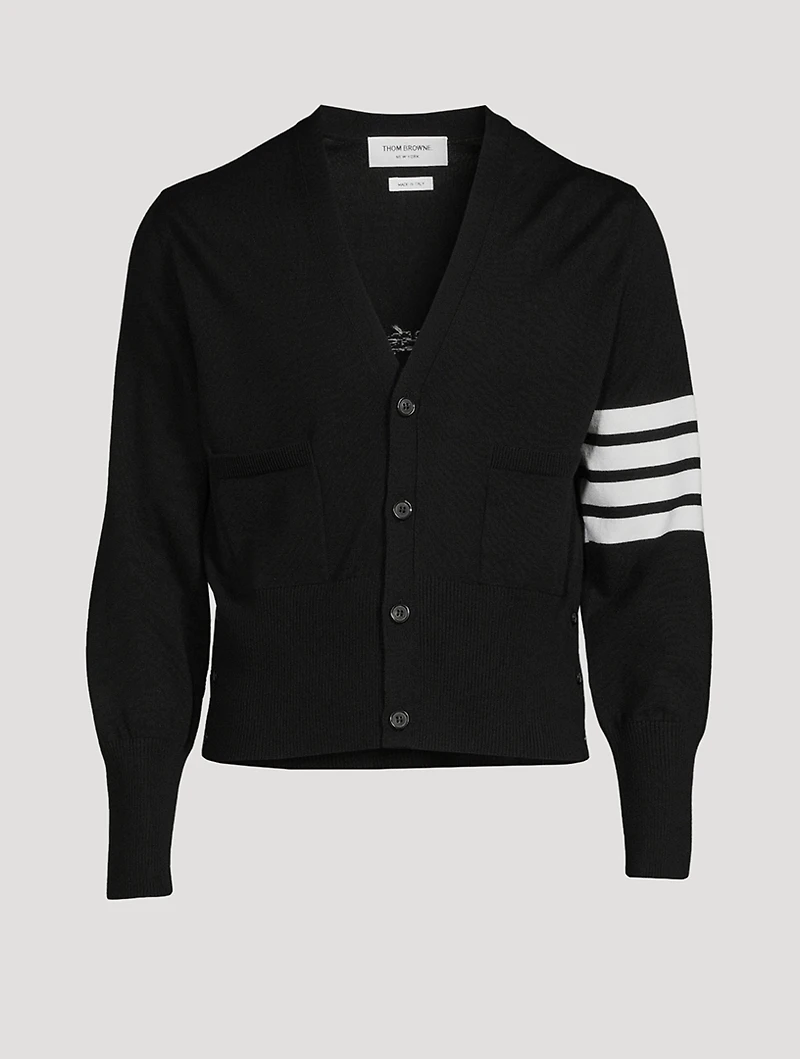 Mr. Thom Icon Wool 4-Bar Cardigan