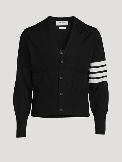 Mr. Thom Icon Wool 4-Bar Cardigan