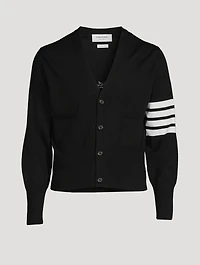 Mr. Thom Icon Wool 4-Bar Cardigan