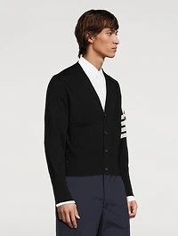 Mr. Thom Icon Wool 4-Bar Cardigan