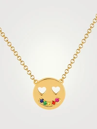 14K Gold Rainbow Happiness Necklace