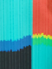 Bowling Shirt TV Technicolour Print