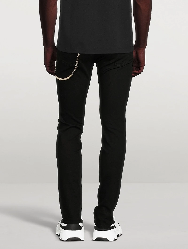 Skinny Jeans With Chain Detail