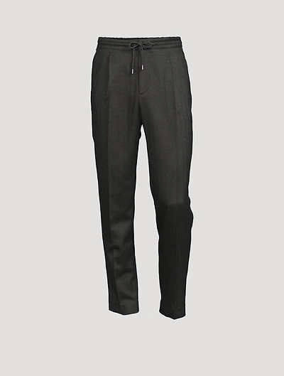 Cotton-Blend Jogger Pants