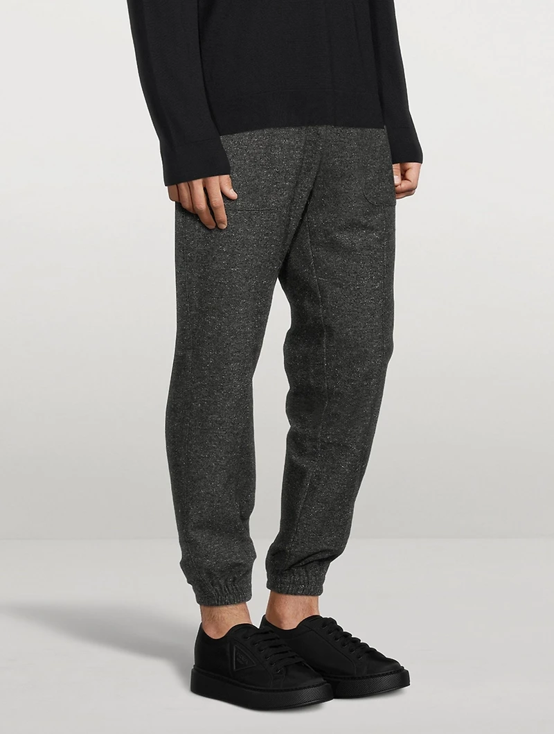 Cotton-Blend Jogger Pants