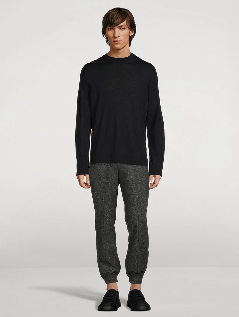 Cotton-Blend Jogger Pants