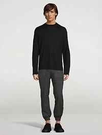 Cotton-Blend Jogger Pants