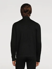 Wool Zip Sweatshirt