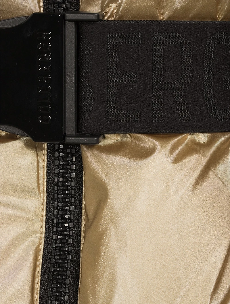 Grace Belted Metallic Down Jacket