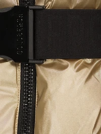 Grace Belted Metallic Down Jacket