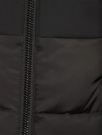 San Luis Belted Satin Down Jacket