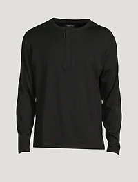 Cotton And Cashmere Henley Shirt