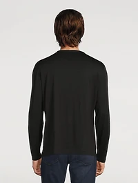 Cotton And Cashmere Henley Shirt