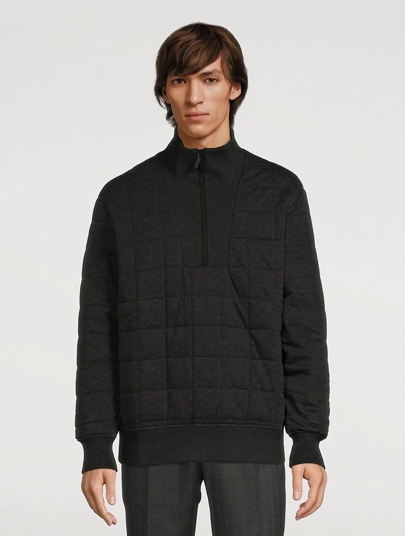 Padded Pullover Sweater