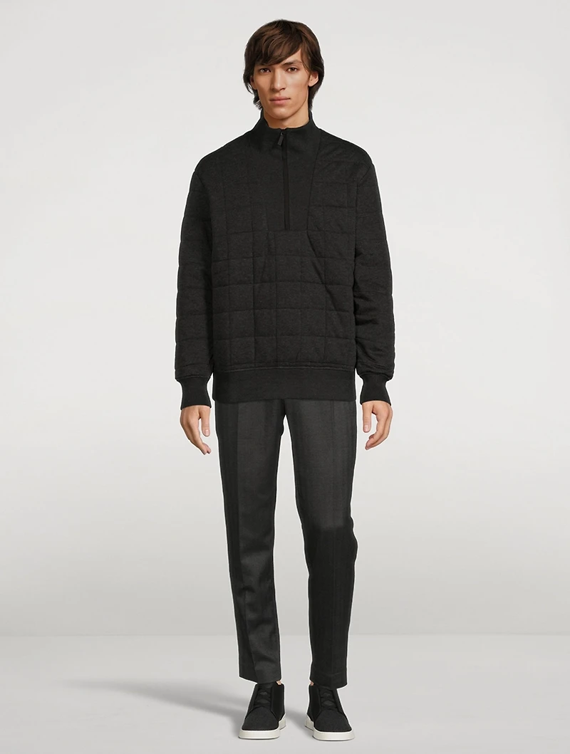 Padded Pullover Sweater