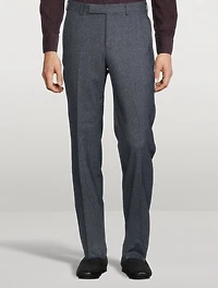 Wool Cotton And Cashmere Pants