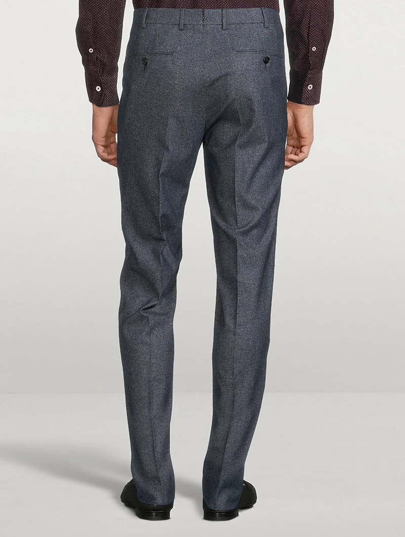 Wool Cotton And Cashmere Pants