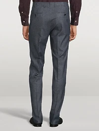 Wool Cotton And Cashmere Pants