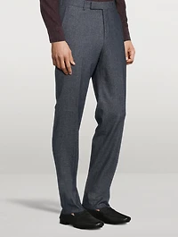 Wool Cotton And Cashmere Pants