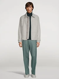 Shetland Wool Oversized Pants