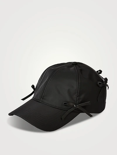 Nylon Bow Baseball Cap