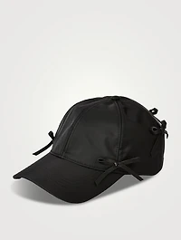 Nylon Bow Baseball Cap
