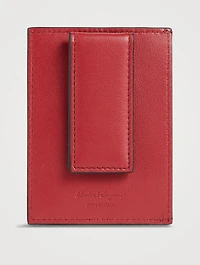 Gancini Leather Card Case