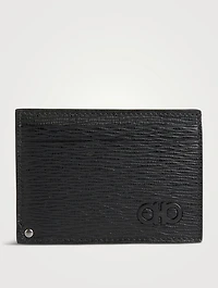Gancini Leather Card Case