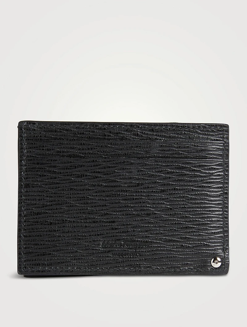 Gancini Leather Card Case