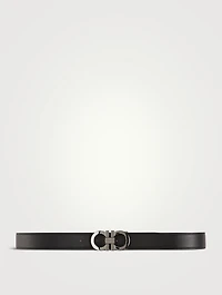 Reversible And Adjustable Gancini Belt