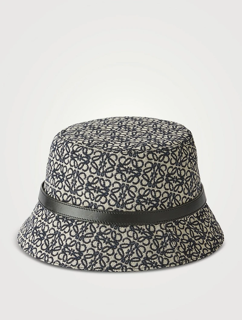 Jacquard Anagram Bucket Hat