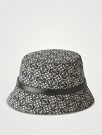 Jacquard Anagram Bucket Hat