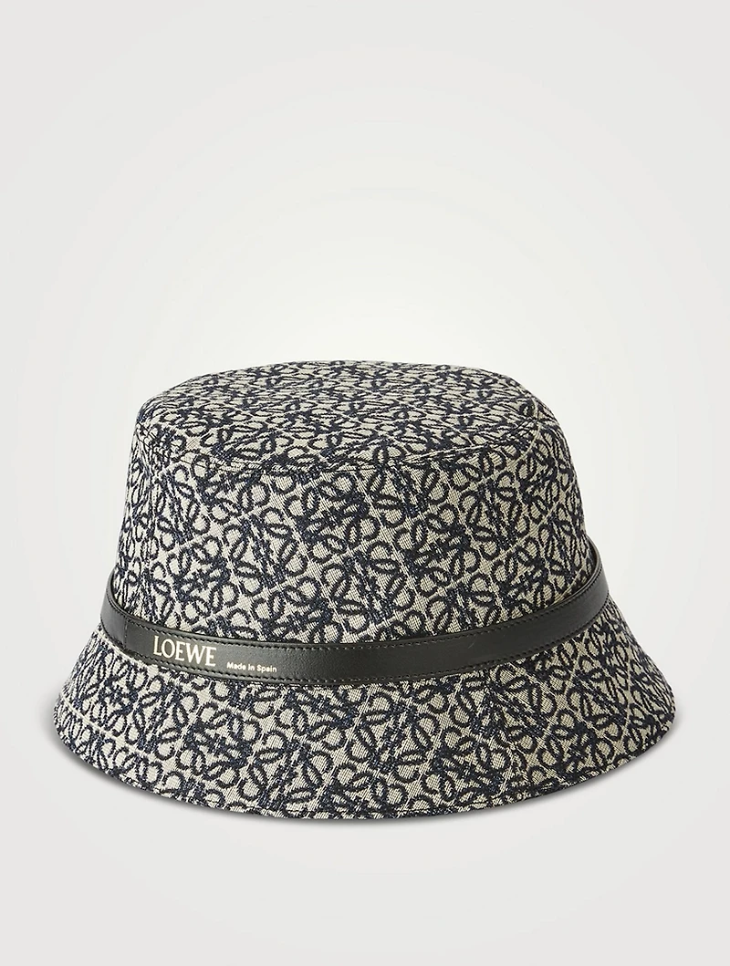 Jacquard Anagram Bucket Hat