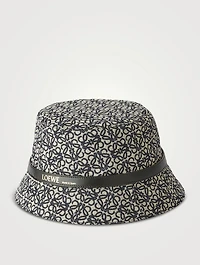 Jacquard Anagram Bucket Hat