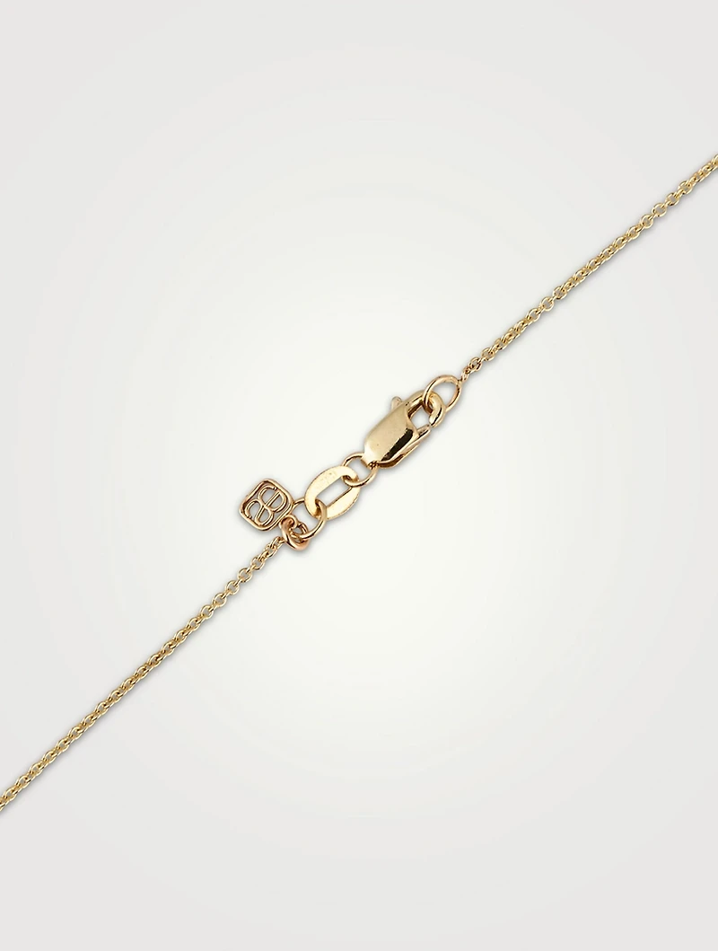 14K Gold Tree Of Life Necklace With Diamonds