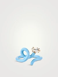 Baby Vine Ring With Rock Crystal